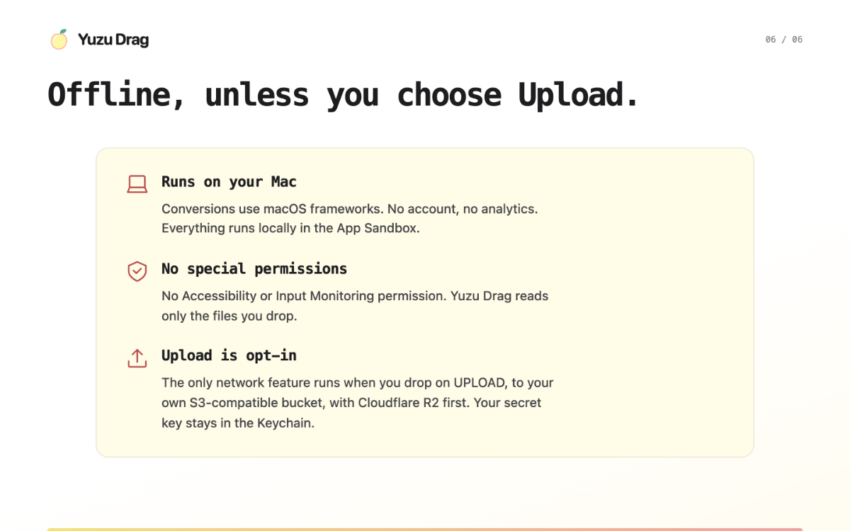 Yuzu Drag screenshot