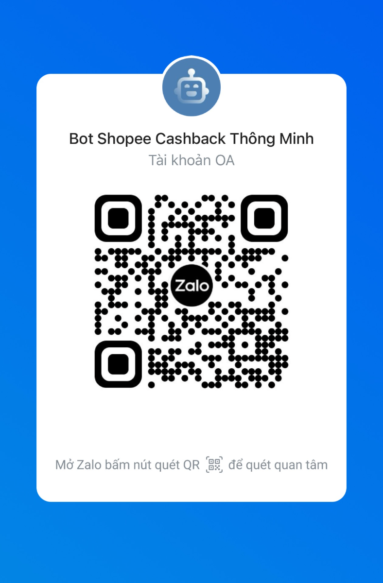 Zalo BOT Shopee Cashback Thông Minh screenshot