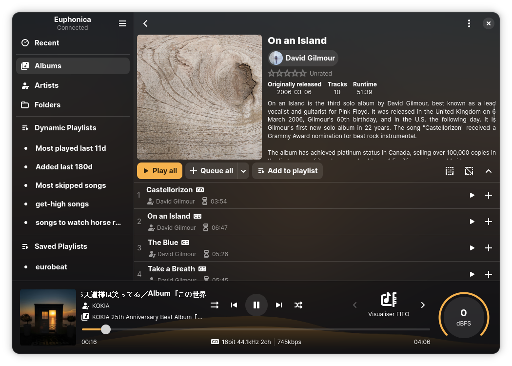 Euphonica screenshot