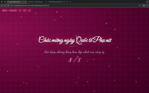 Women Day Slideshow logo