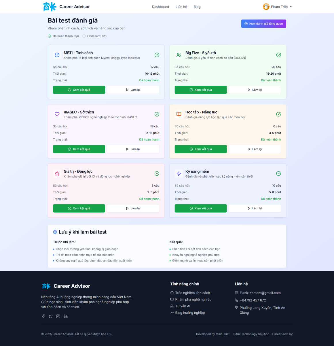 Career Advisor screenshot