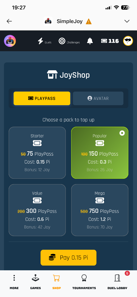 SimpleJoy screenshot