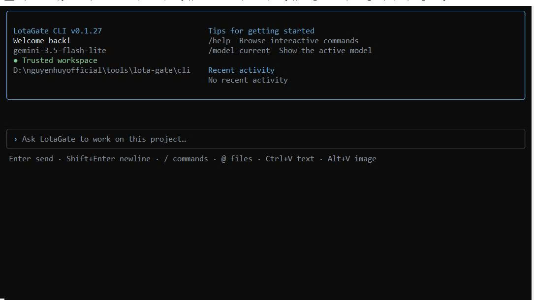 LotaGate AI Gateway screenshot