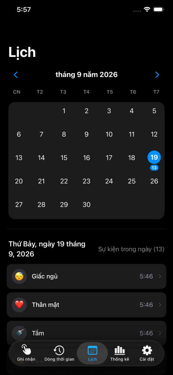 Life Logger screenshot
