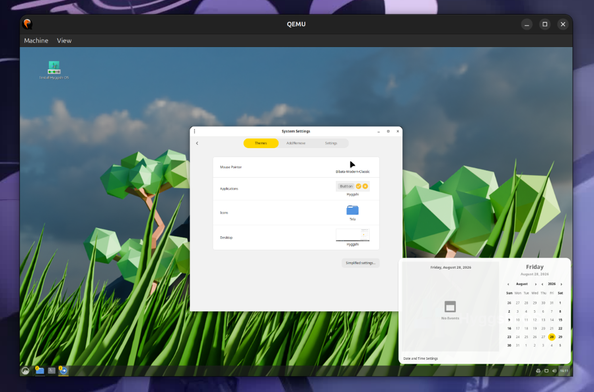 HyggshiOS screenshot