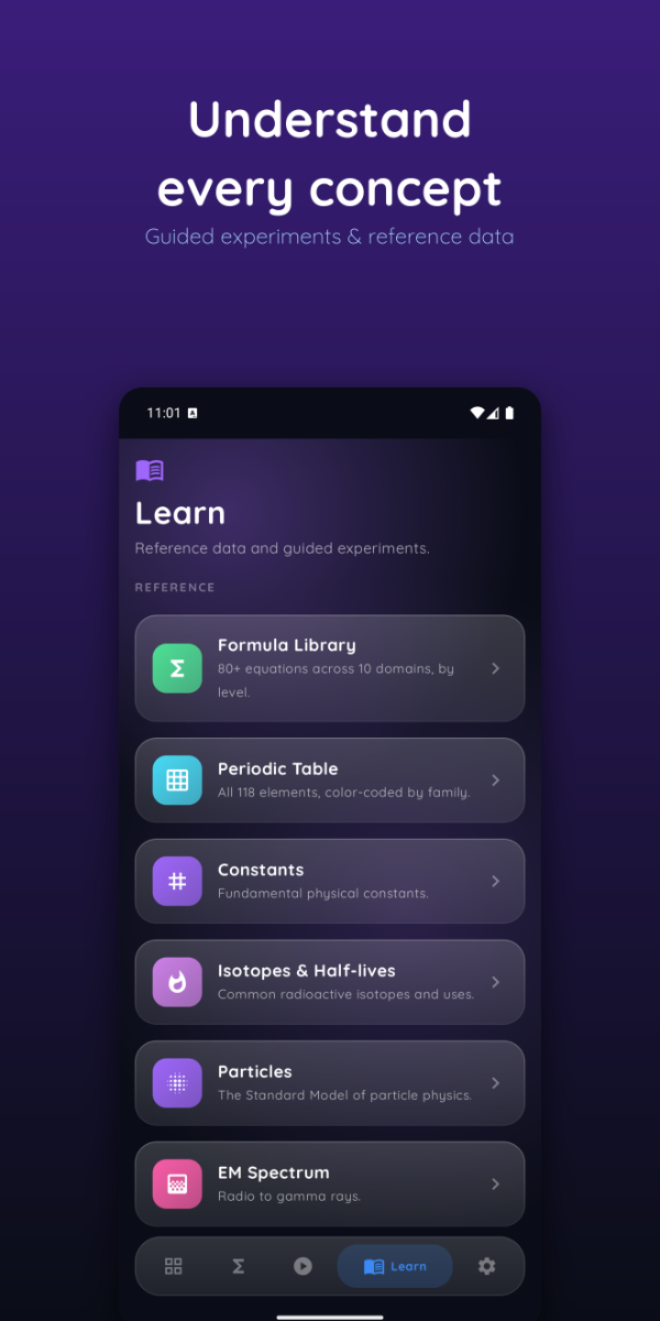 Phyzix: Physics Lab App screenshot