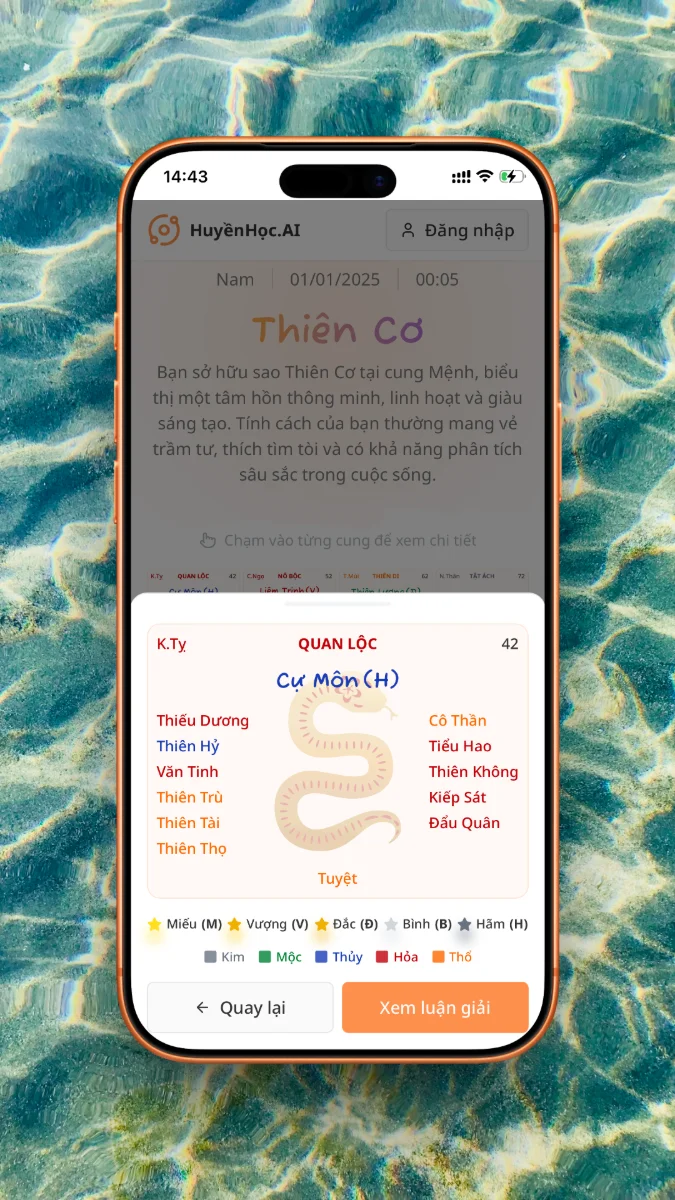 Huyền Học AI screenshot