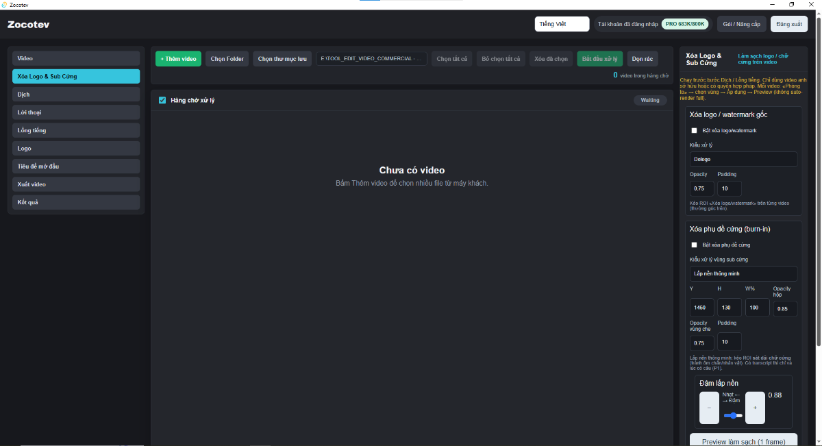 Zocotev screenshot