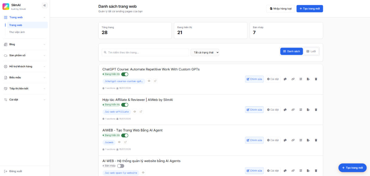 AIWeb screenshot