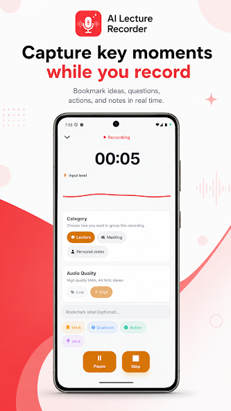AI Lecture Recorder screenshot