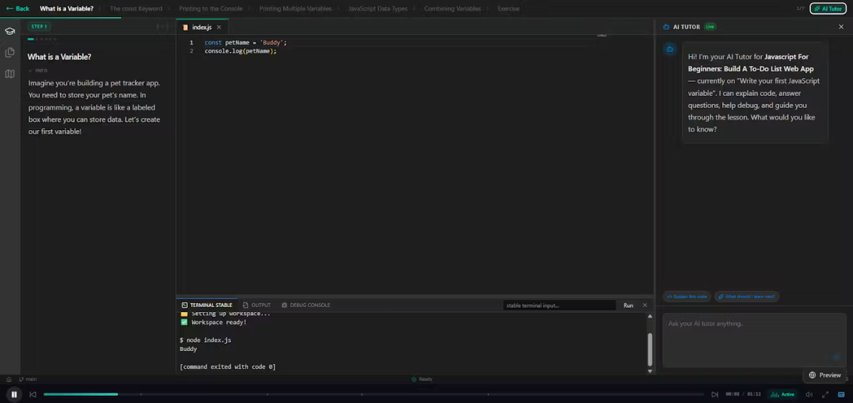 ScholarLearn screenshot