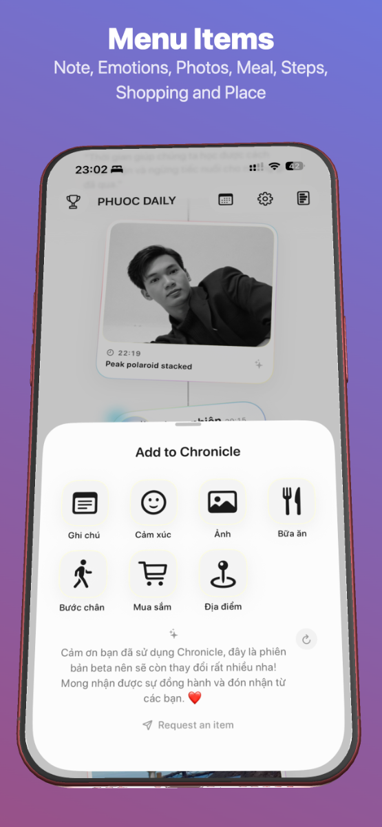 Chronicle screenshot