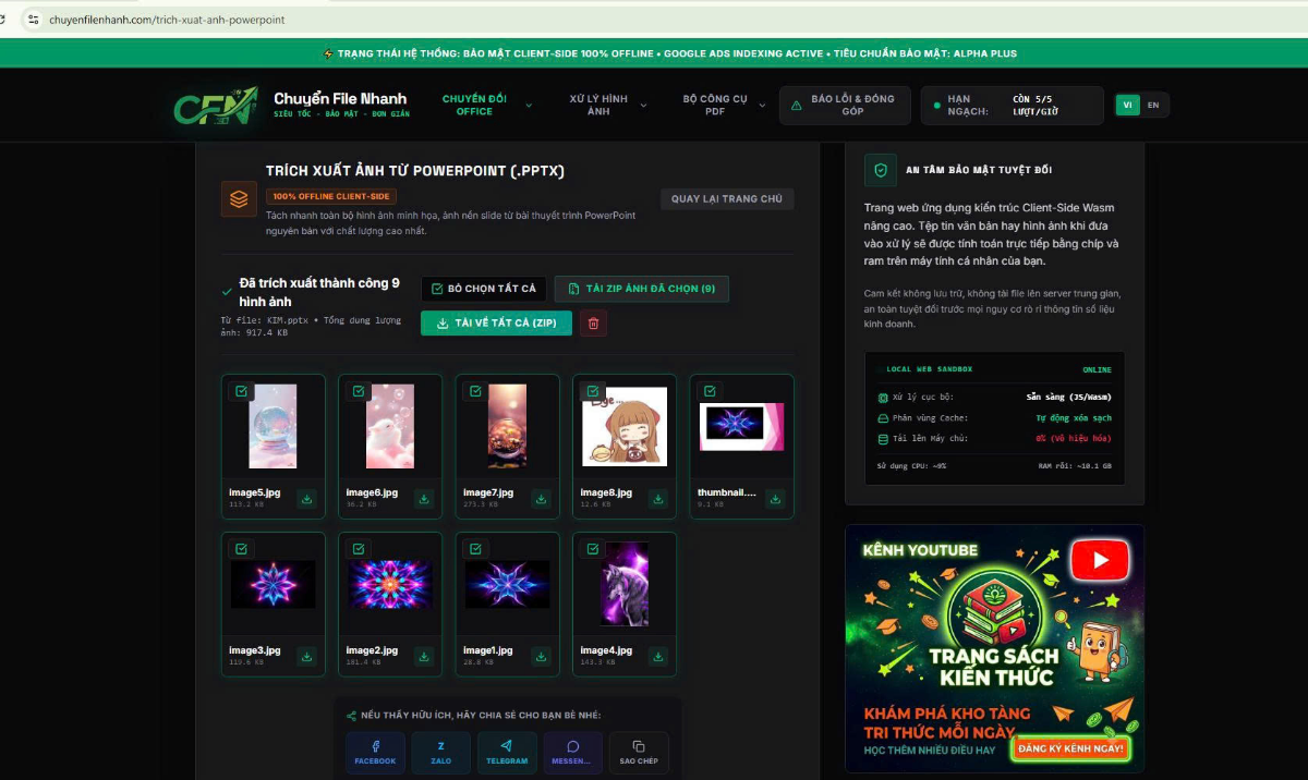 ChuyenFileNhanh screenshot