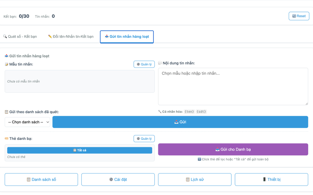 Trợ lý Zalo screenshot