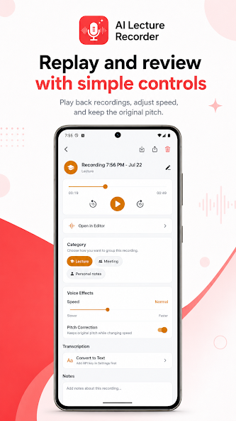 AI Lecture Recorder screenshot