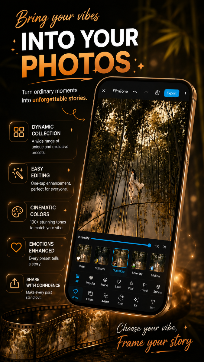 Filmtone: Preset ảnh và video screenshot