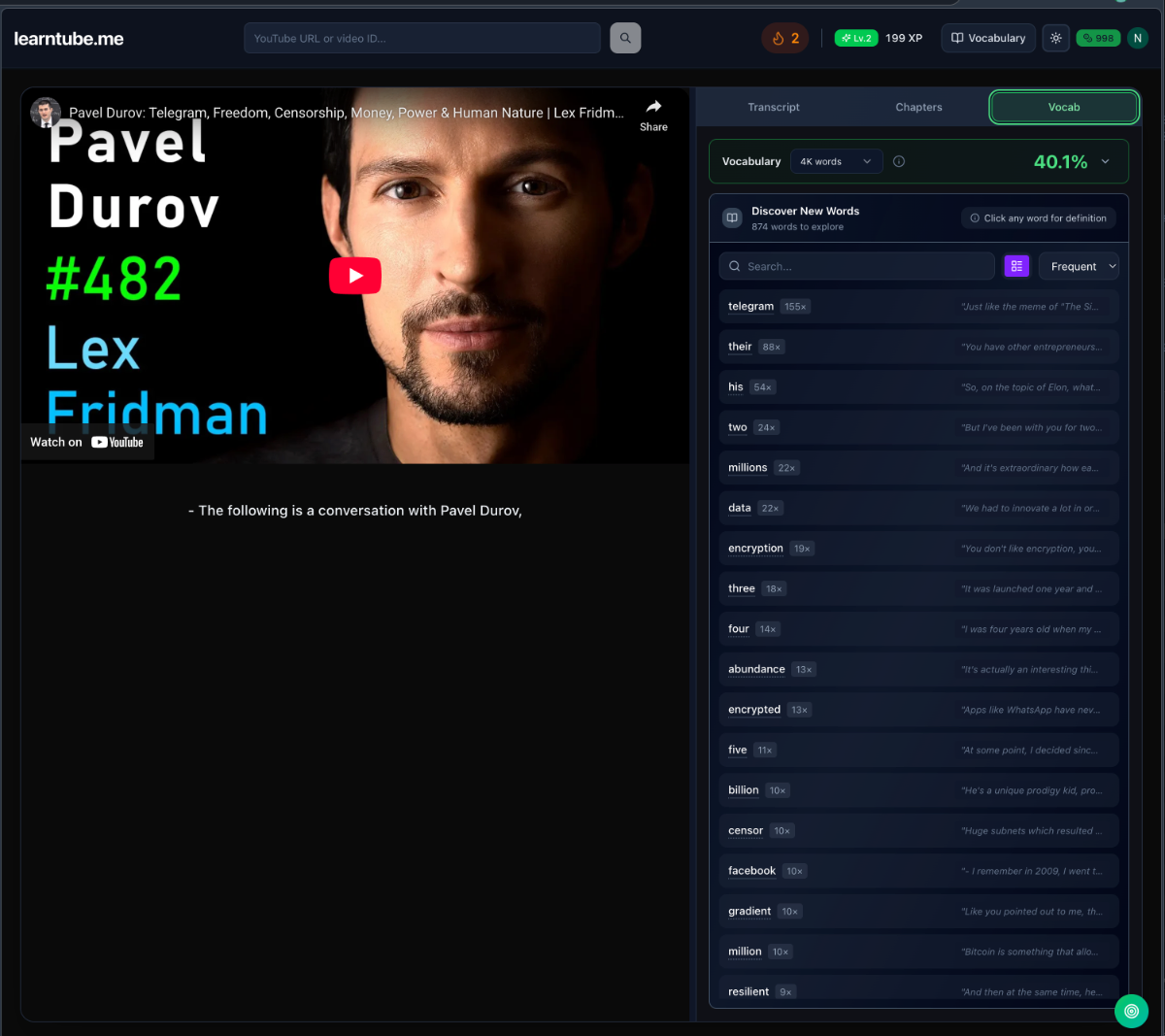 LearnTube screenshot