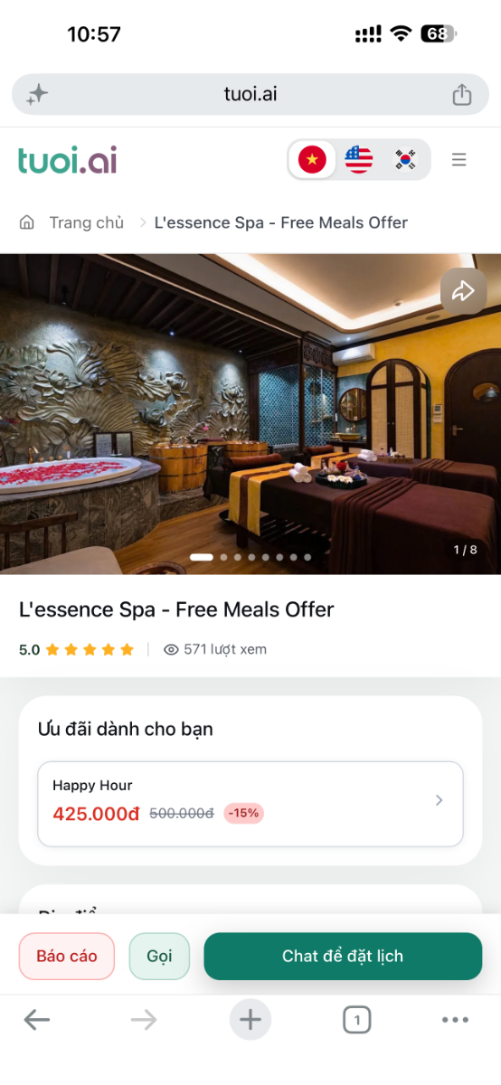 Tuoi.ai screenshot