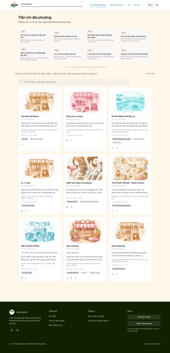 Lamdongmoi screenshot