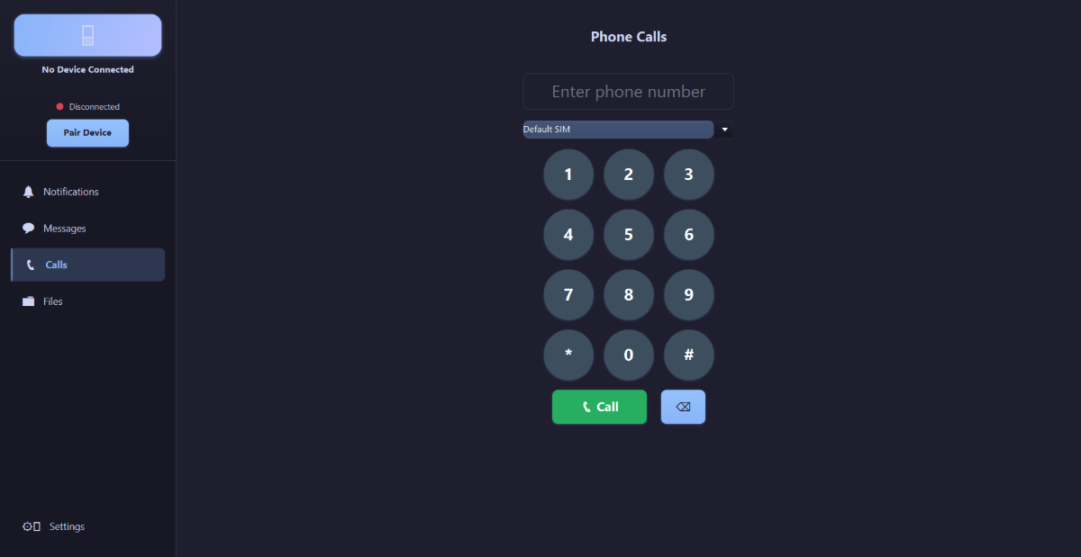 PhoneUnison screenshot