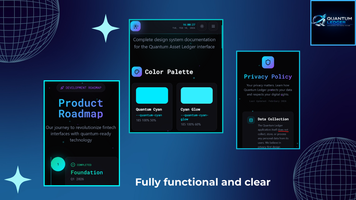 Quantum Ledger screenshot