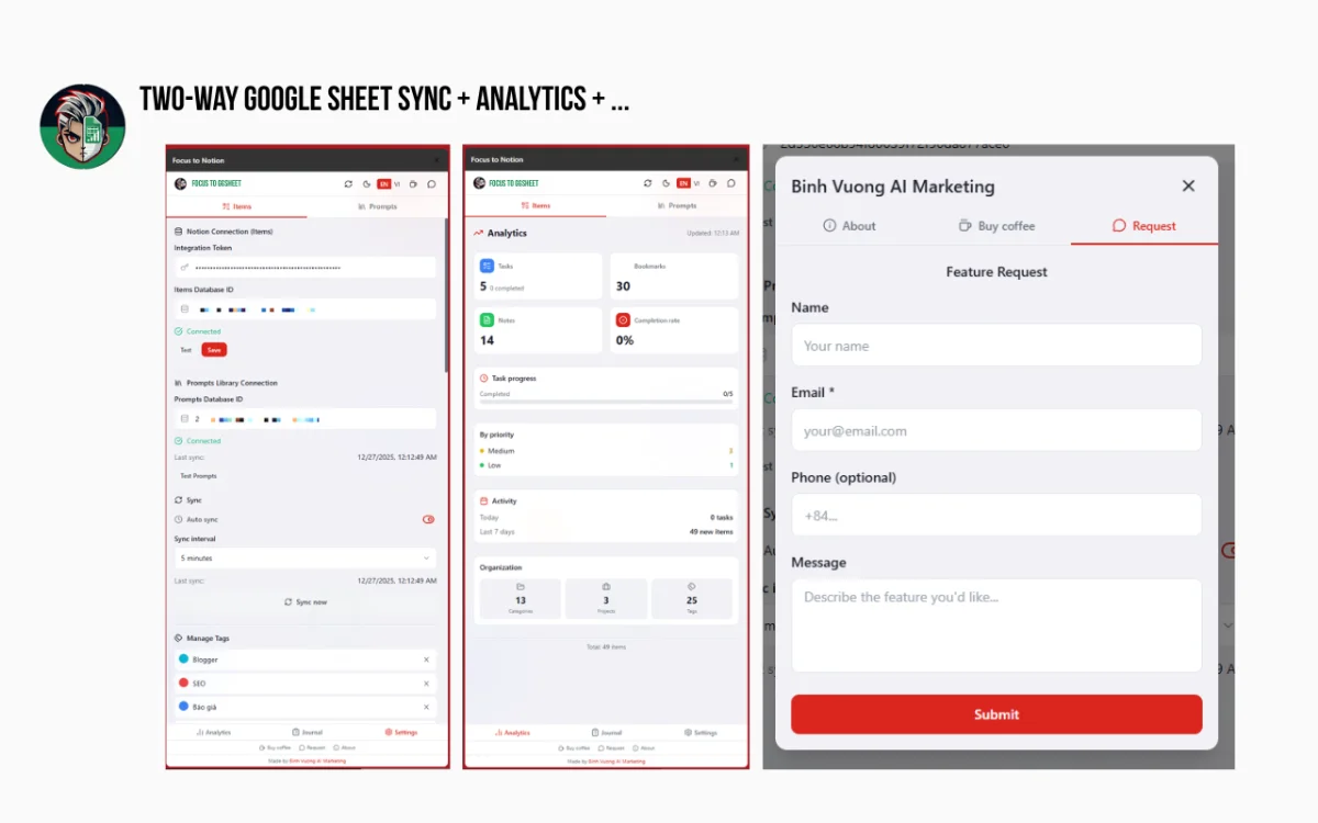 Focus to GGSheet screenshot