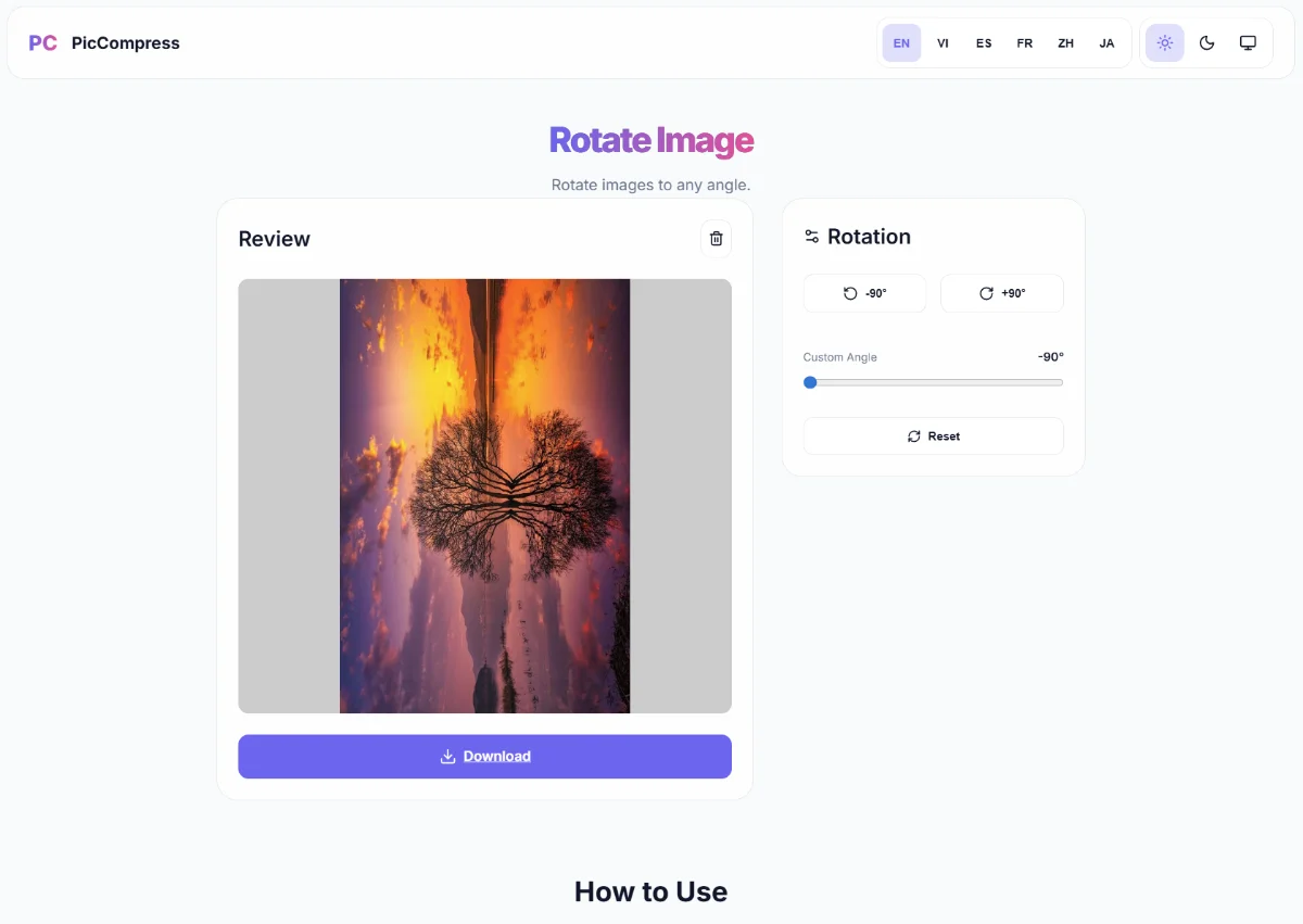 piccompress.net screenshot