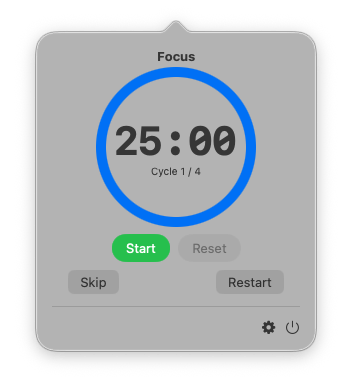 TimeMate Pomodoro Timer App screenshot
