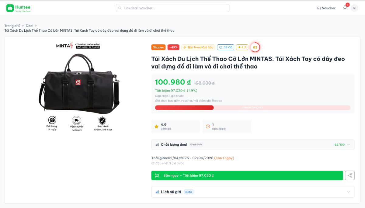 Huntee screenshot