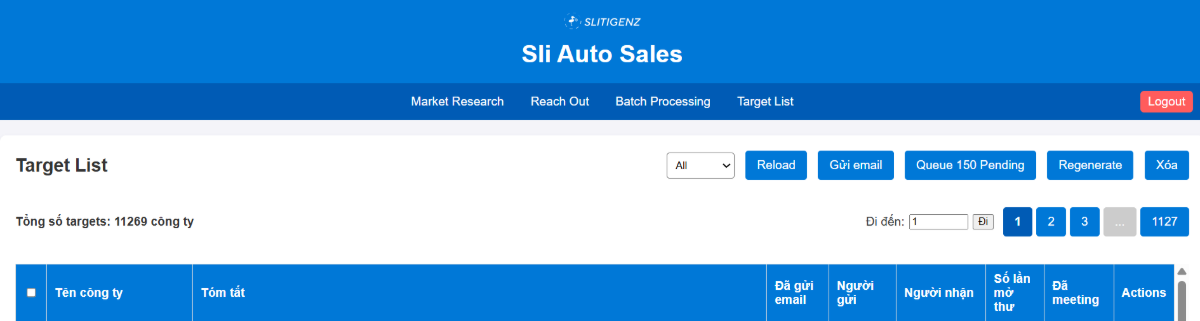 AutoSales screenshot