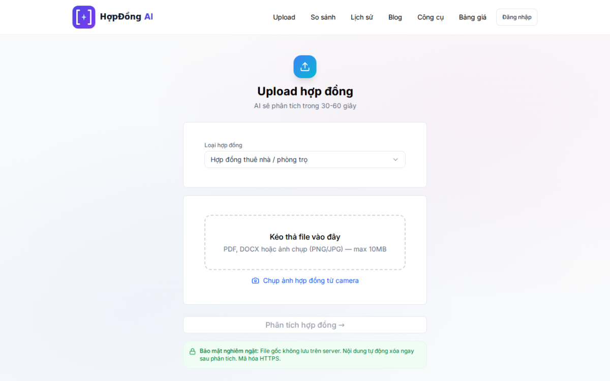 HợpĐồng AI screenshot