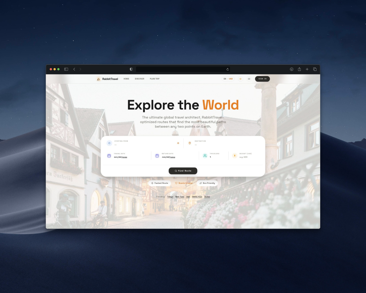 RabbitTravel screenshot