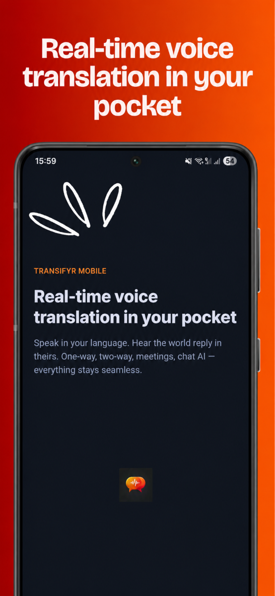Transifyr Mobile: Dịch thời gian thực screenshot
