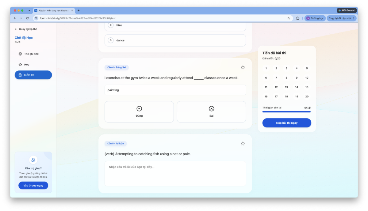 FQuiz screenshot