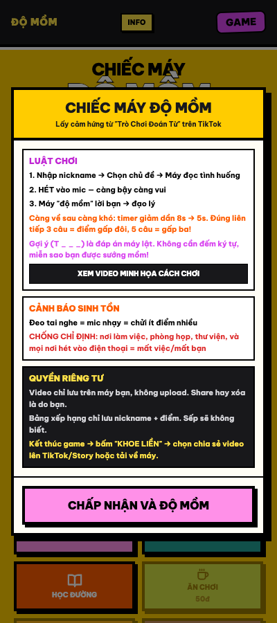 Chiếc Máy Độ Mồm screenshot