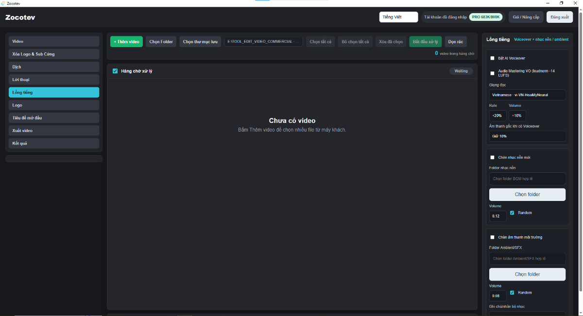 Zocotev screenshot
