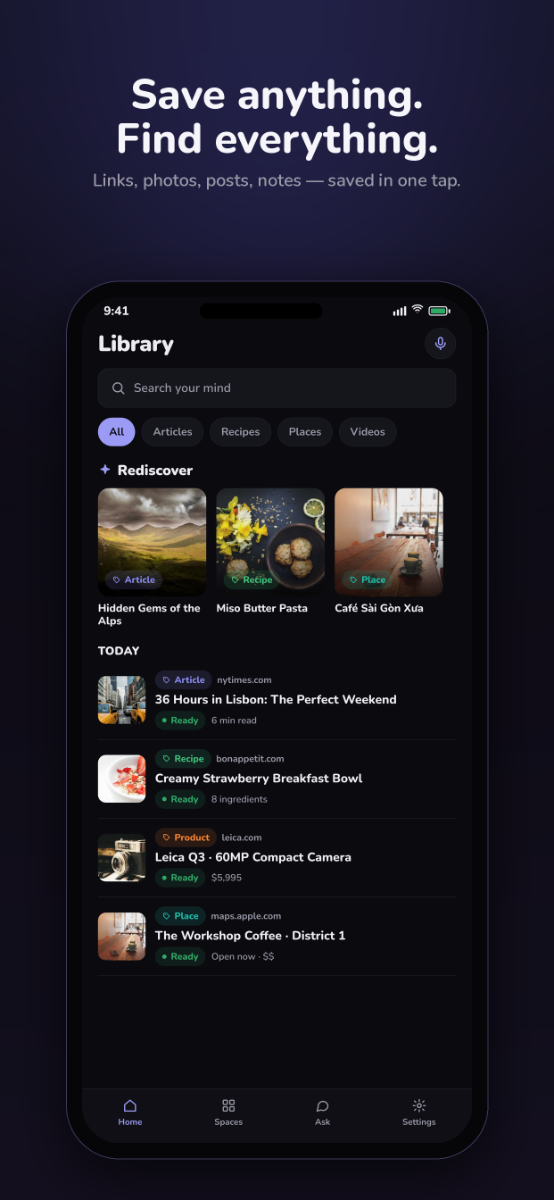 Stashio screenshot