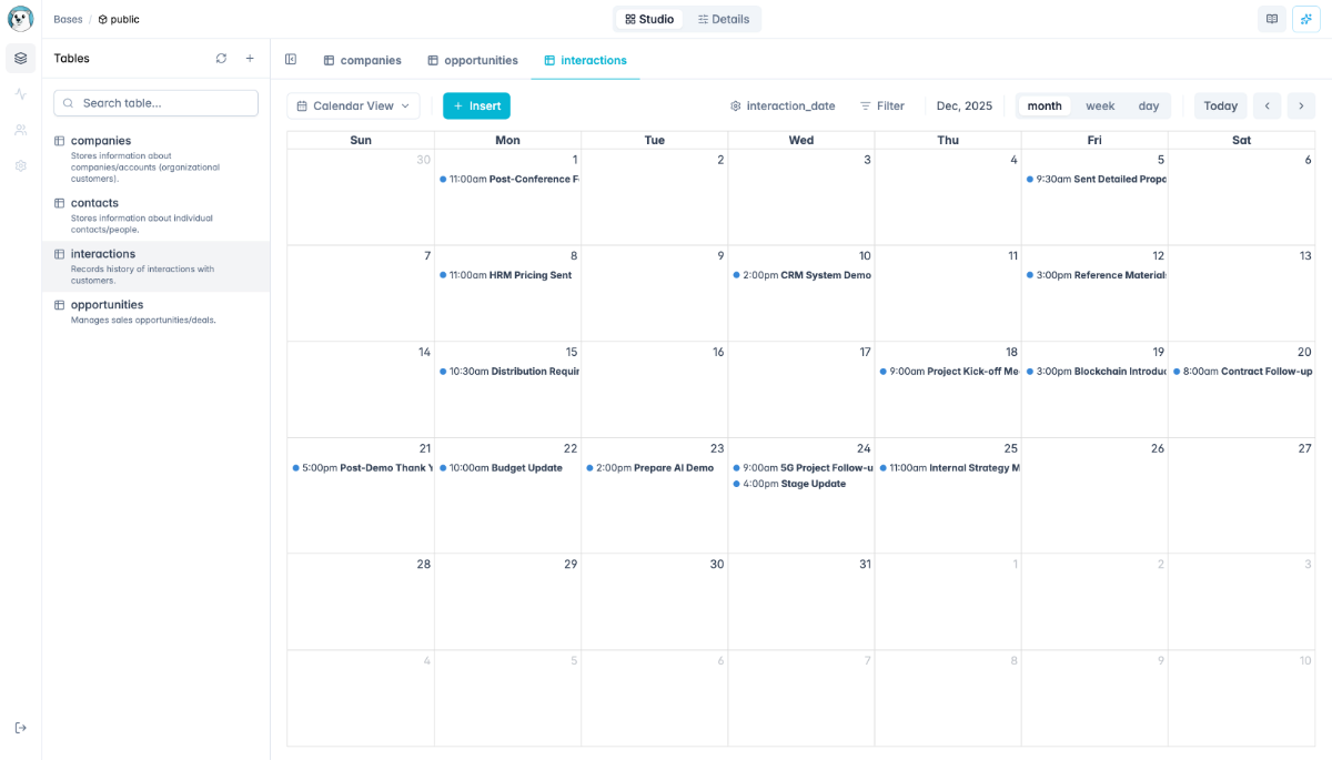 PolarBase screenshot