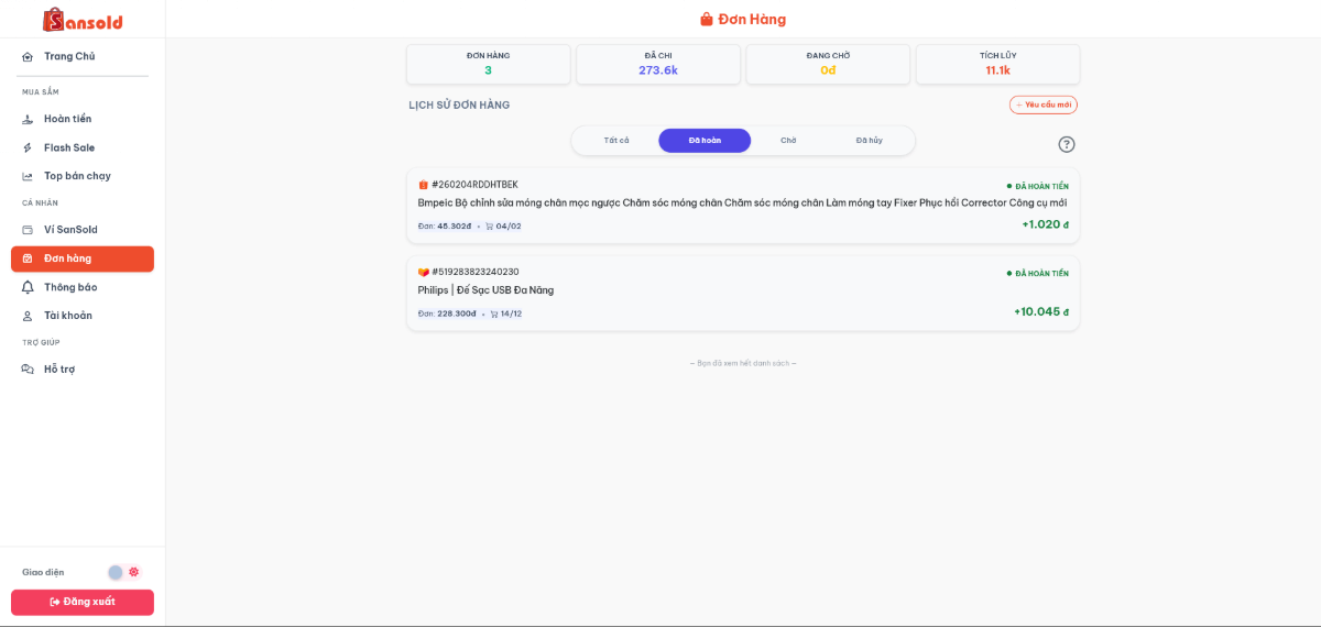 SanSold screenshot