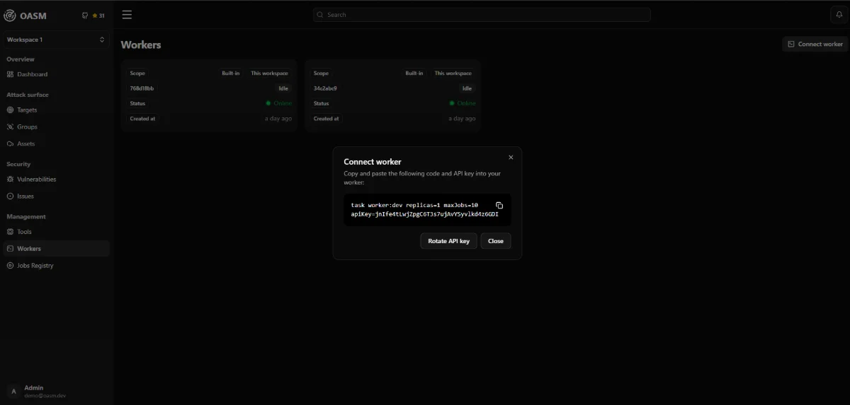 Oasm Platform screenshot