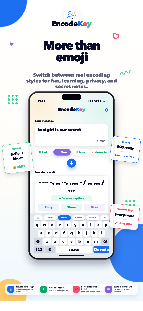 EncodeKey App screenshot