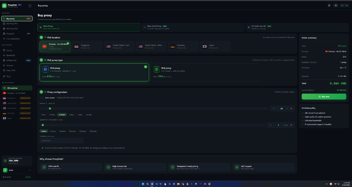ProxyBox screenshot