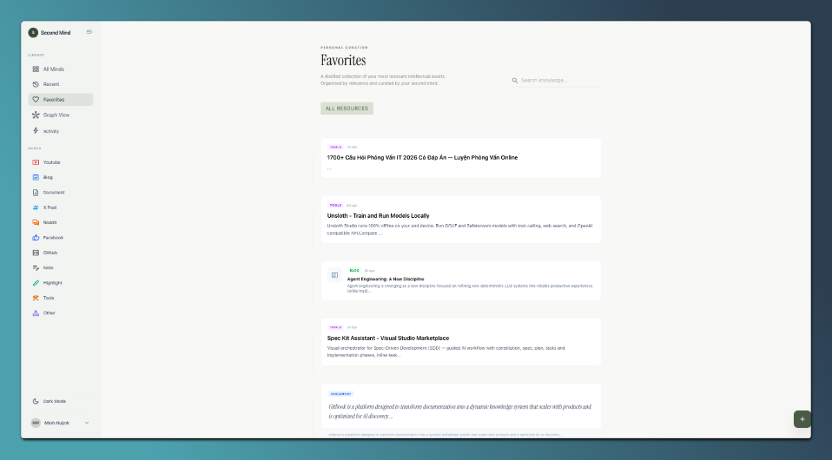 Second Mind screenshot