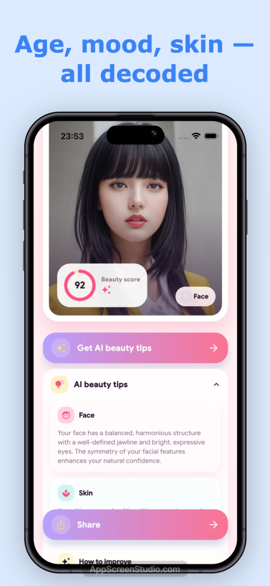 Beauty Score screenshot