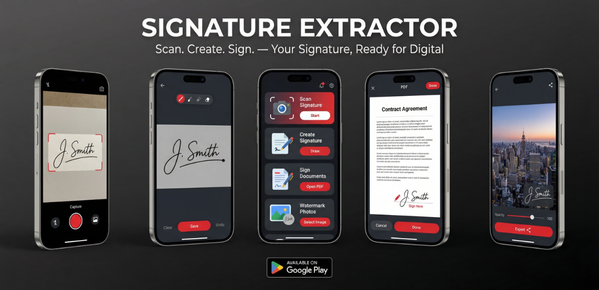 Signature Extractor screenshot