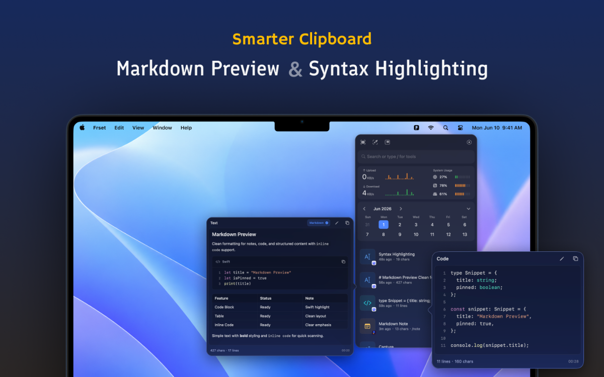 Frset screenshot