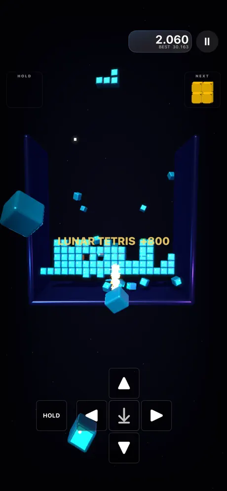 Lunar Block - Teris 3D screenshot