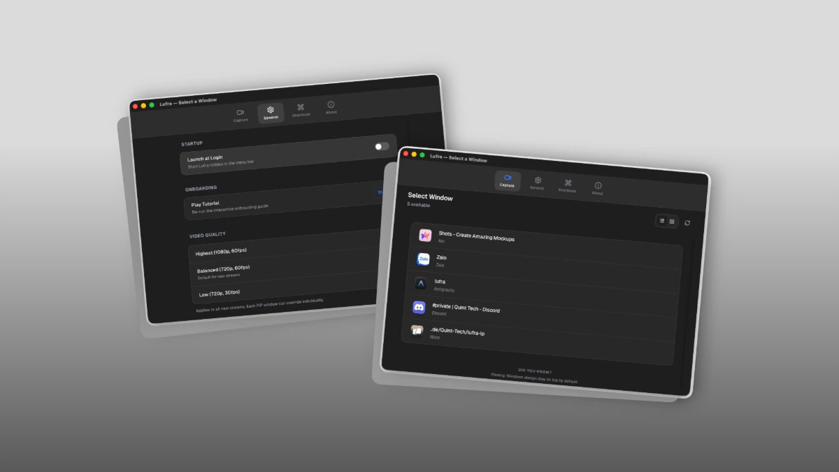 Lufra screenshot