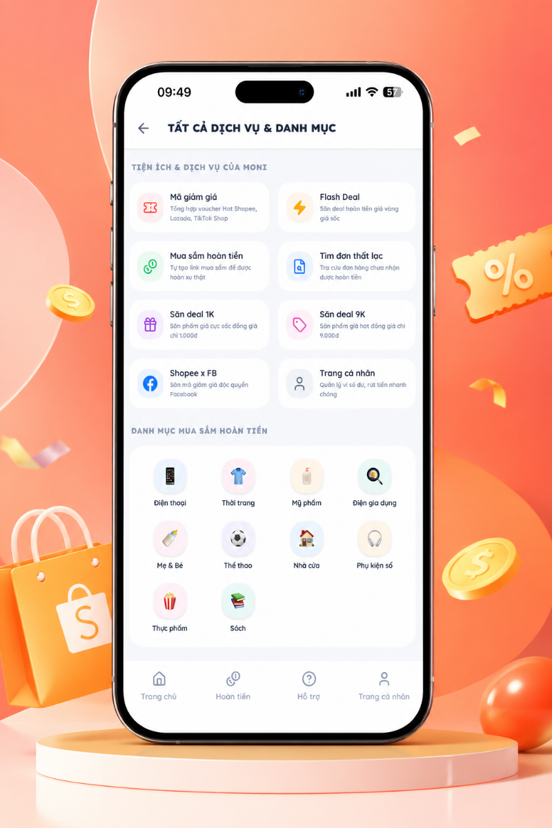 Moni Săn Deal Thông Minh screenshot