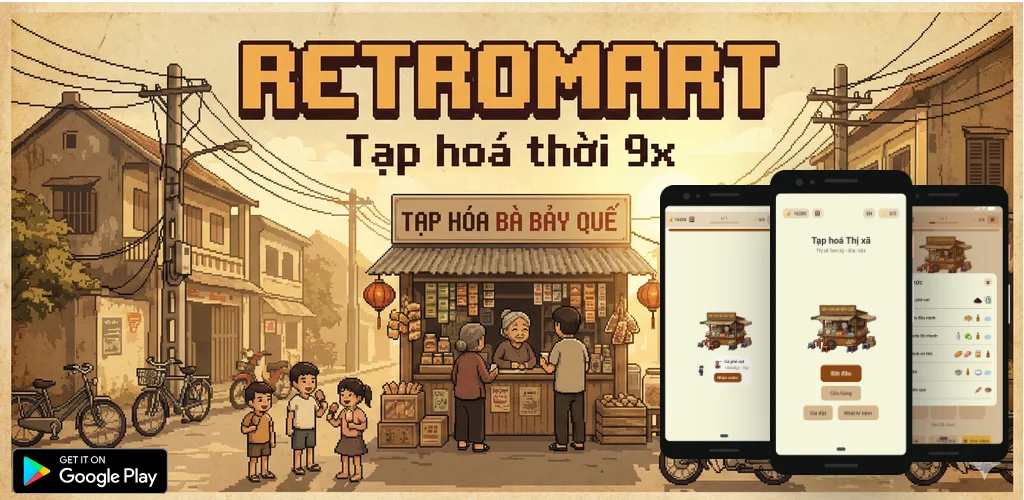Retromart - Tạp hoá thời 9x screenshot